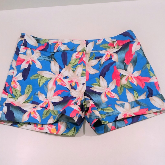 Express Pants - SALE🌷Express Bahama Mama Tropical Cuffed Shorts
